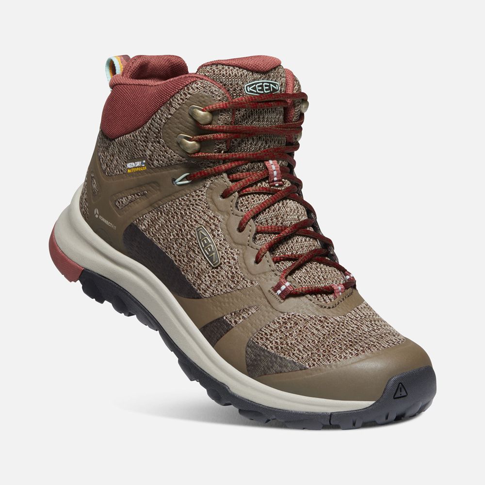 Keen Outdoor Bot Kadın Kahverengi - Terradora Ii Waterproof - Türkiye XEQP36180